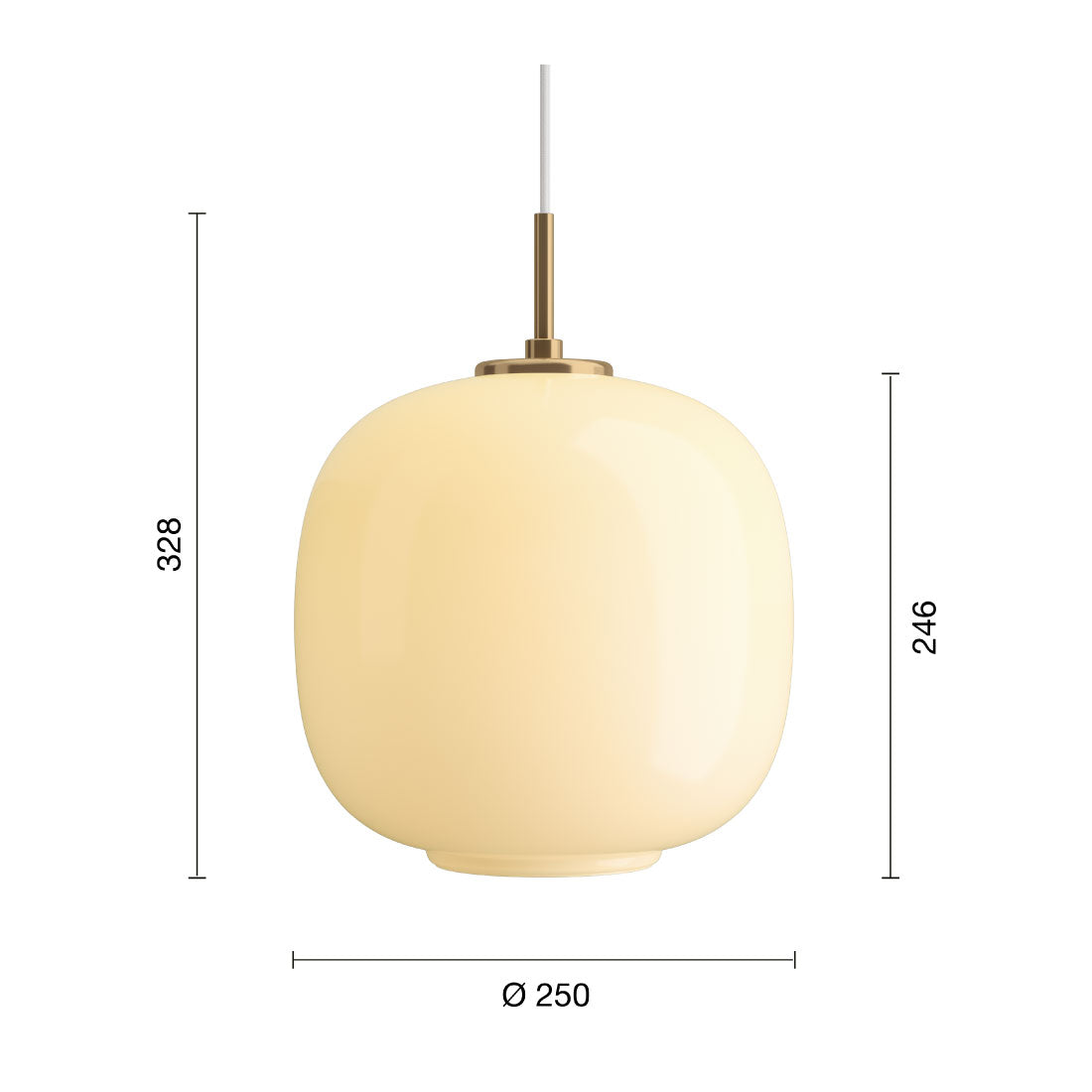 VL45 ラジオハウス ペンダントライト ペール・イエロー