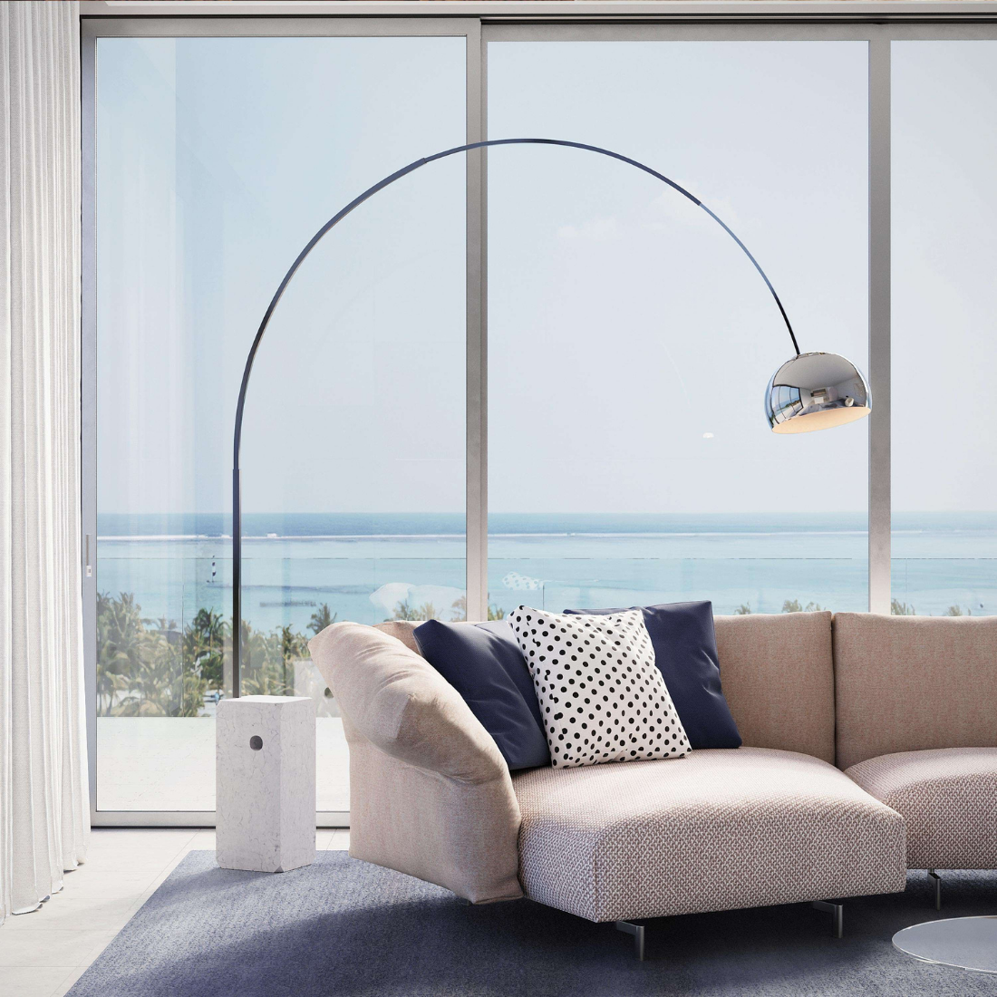 【P10倍】ARCO LED（アルコ LED）フロアランプ｜FLOS