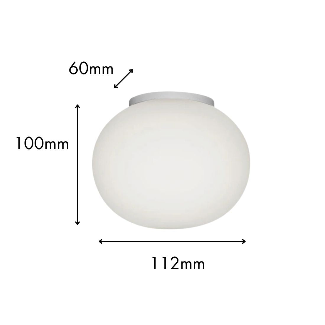 【P10倍】MINI GLO-BALL C/W ミニ グロボール シーリング/ウォールランプ ｜FLOS（フロス）