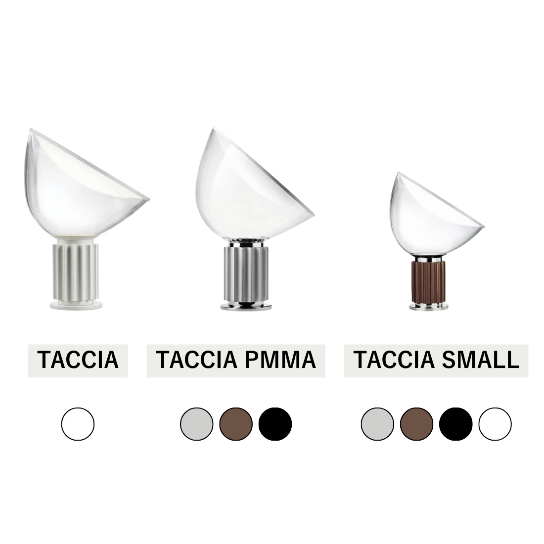 【P10倍】TACCIA（タッチア） / マットホワイト テーブルランプ｜FLOS（フロス）