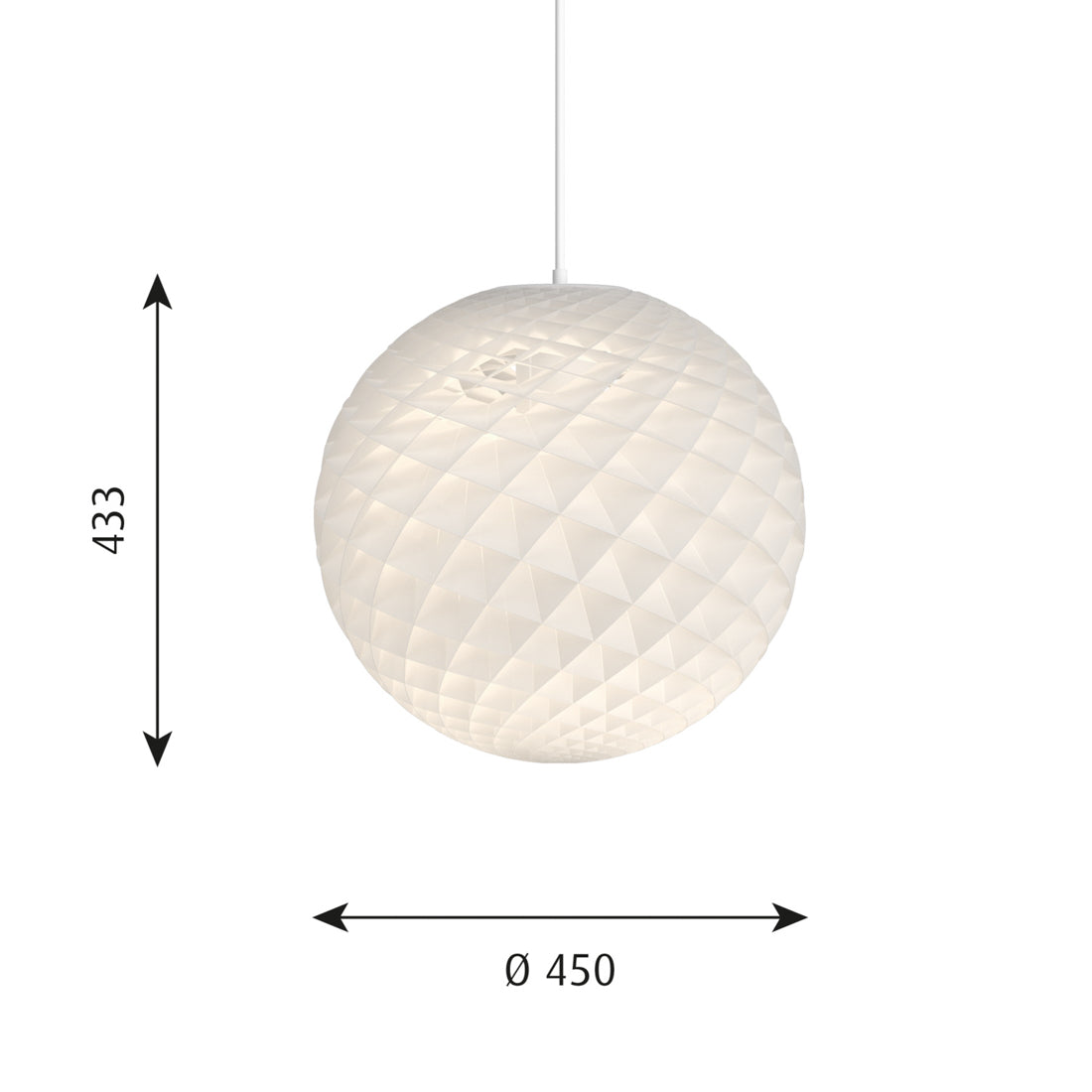 パテラ ペンダントライト ホワイト