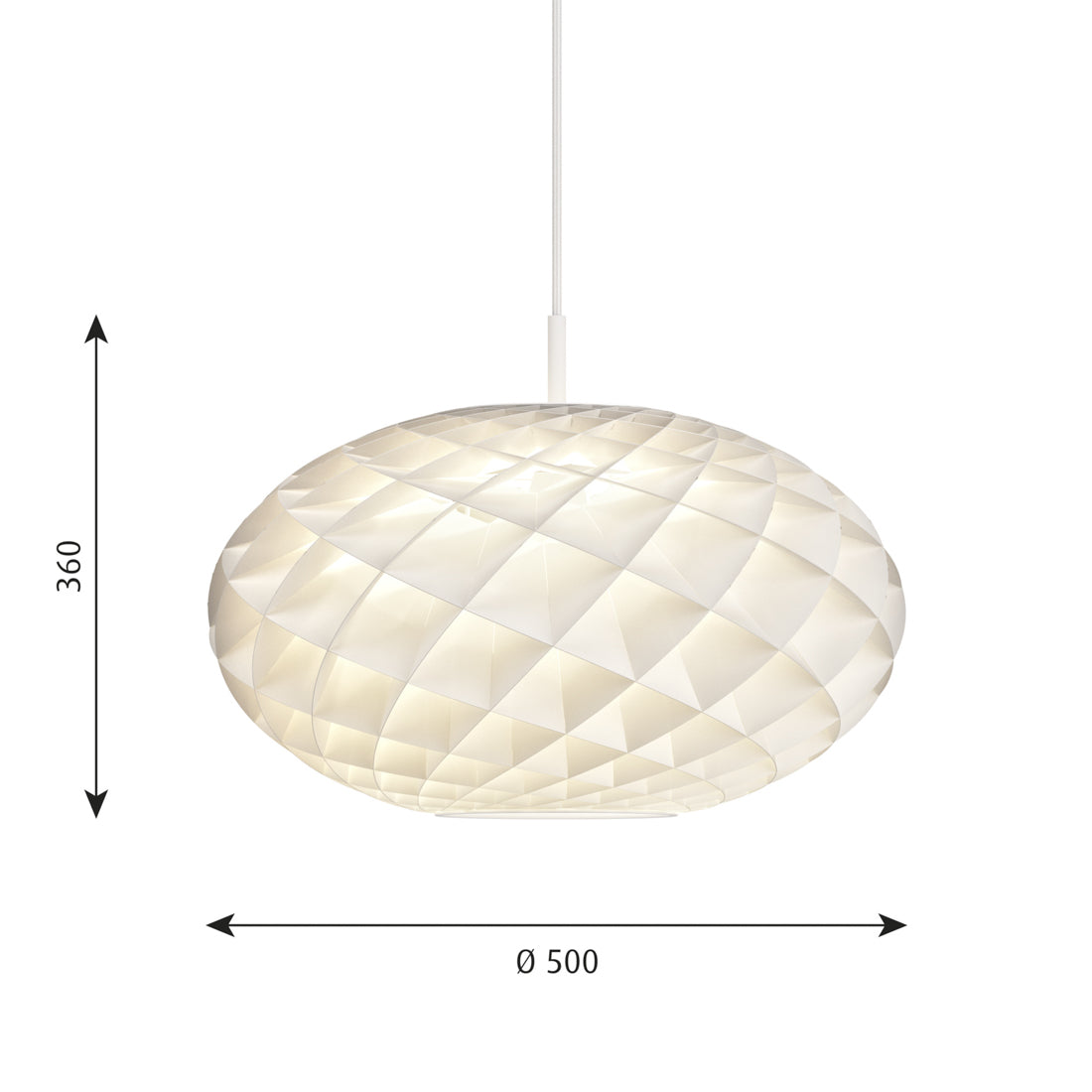 パテラ オーバル ペンダントライト