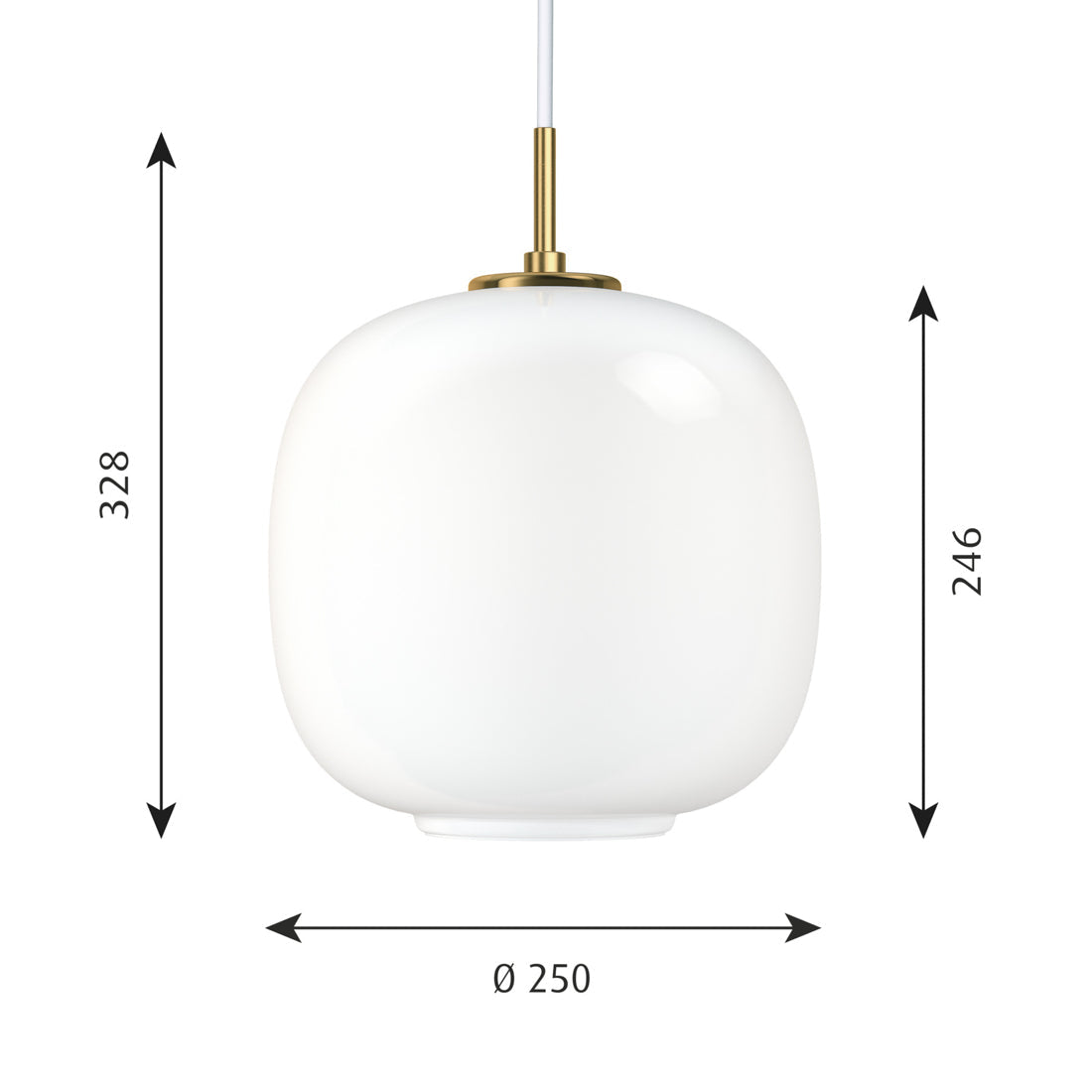 VL45 ラジオハウス ペンダントライト オパール