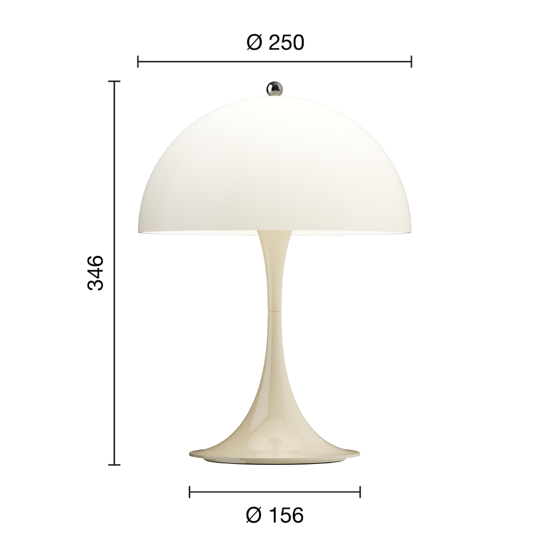 パンテラ 250 ポータブル テーブルランプ（全13色）