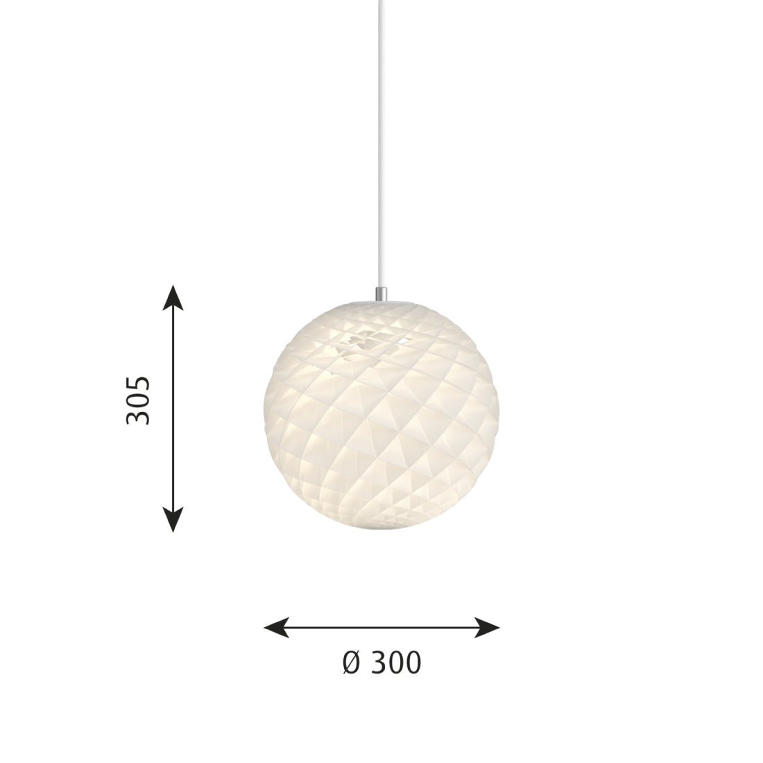 パテラ ペンダントライト ホワイト