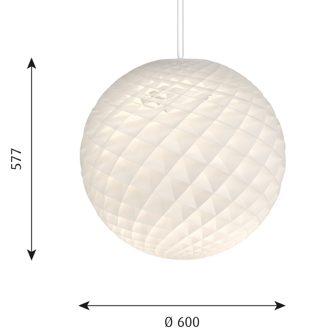 パテラ ペンダントライト ホワイト