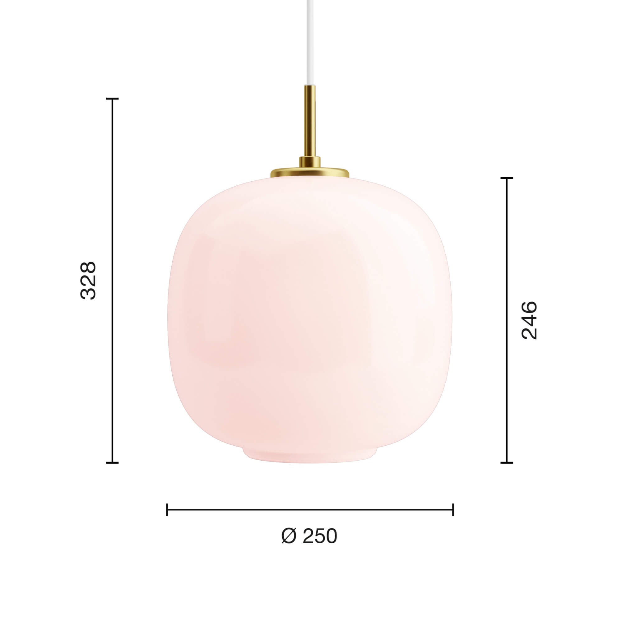 VL45 Radio House Pendant Pale Rose ペンダントライト